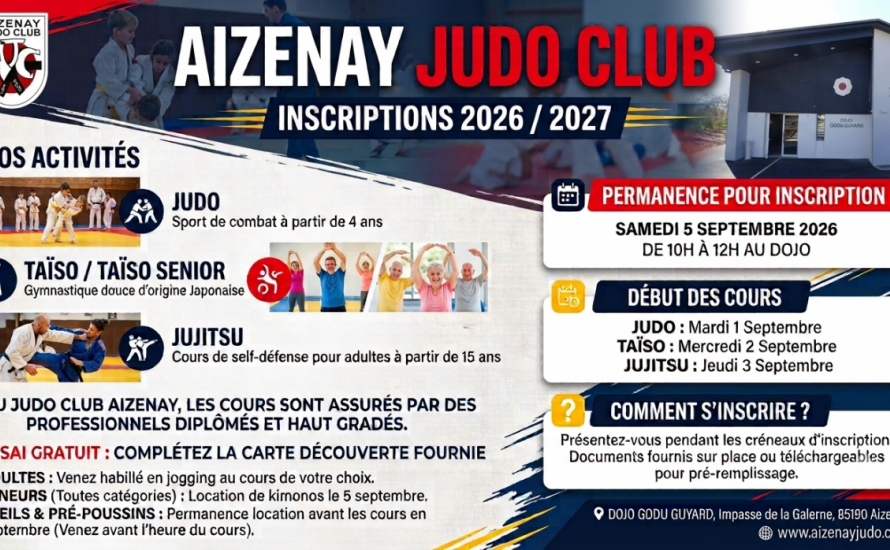 Inscriptions 2026/2027